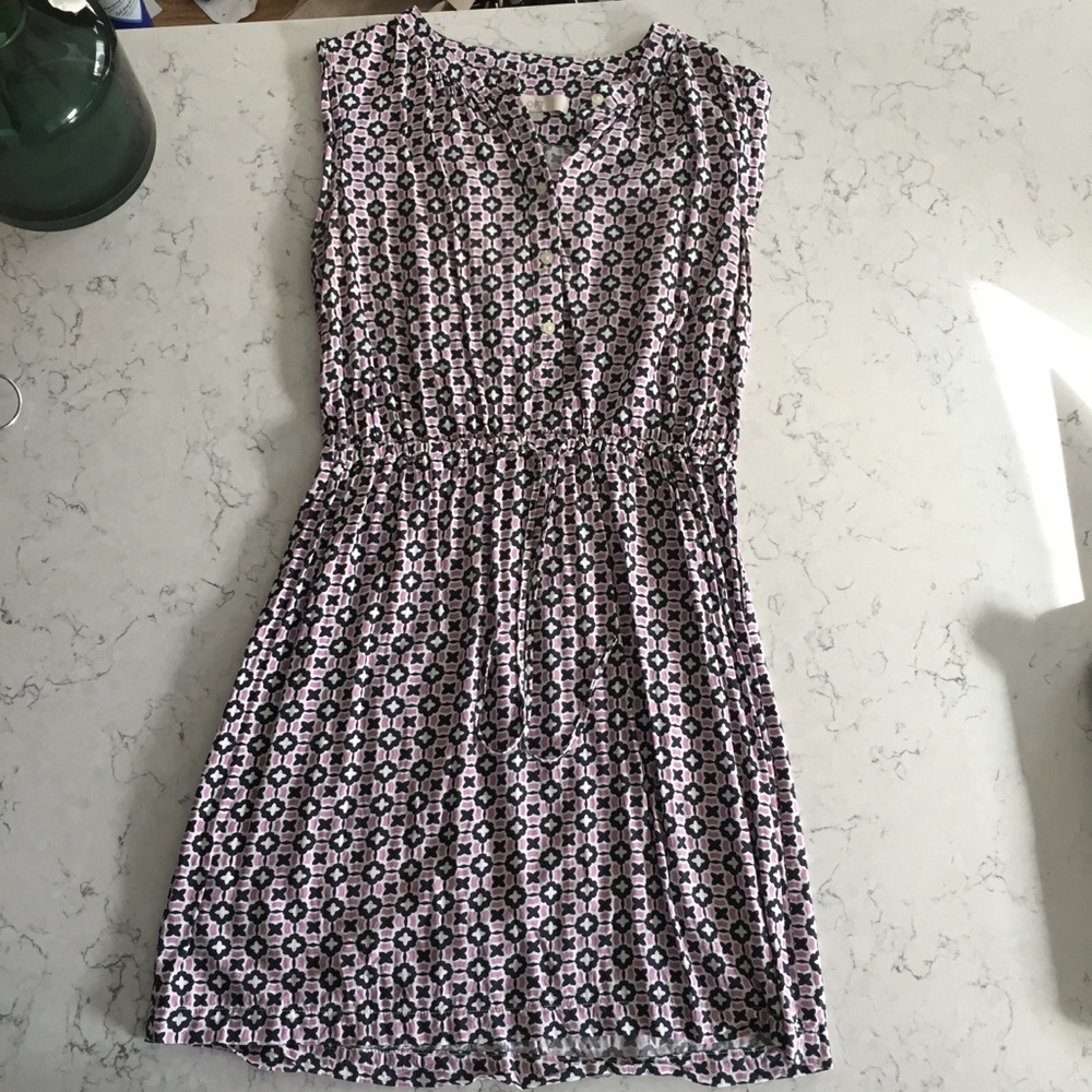 Loft Tiled Capsleeve Shirtdress